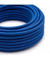 5m tekstilledning 2x0,75 mm² - 230V, blå