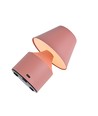Oppladbar LED bordlampe - Rosa, touch dimbar, 3-i-1, IP20 innendørs