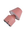 Oppladbar LED bordlampe - Rosa, touch dimbar, 3-i-1, IP20 innendørs