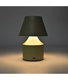Oppladbar LED bordlampe - Grønn, touch dimbar, 3i1, IP20 innendørs