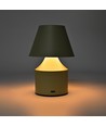 Oppladbar LED bordlampe - Grønn, touch dimbar, 3i1, IP20 innendørs