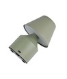 Oppladbar LED bordlampe - Grønn, touch dimbar, 3i1, IP20 innendørs