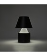 Oppladbar LED bordlampe - Sort, touch dimbar, 3-i-1, IP20 innendørs