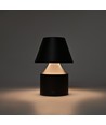 Oppladbar LED bordlampe - Sort, touch dimbar, 3-i-1, IP20 innendørs