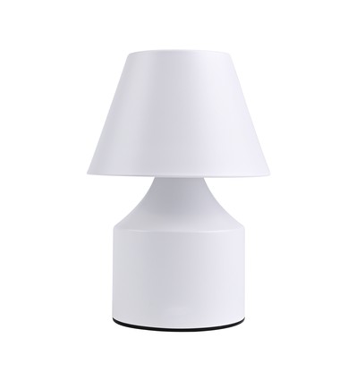 Oppladbar LED bordlampe - Hvit, touch dimbar, 3-i-1, IP20 innendørs