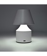Oppladbar LED bordlampe - Hvit, touch dimbar, 3-i-1, IP20 innendørs