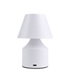 Oppladbar LED bordlampe - Hvit, touch dimbar, 3-i-1, IP20 innendørs