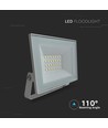 20W LED lyskaster - IP65, hvit utførelse, 6500K, utendørs