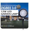 Zigbee Pro LED Hagespot 25W RGB+CCT, 2100LM, IP65, 230V - Sort