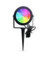 Zigbee Pro LED Hagespot 25W RGB+CCT, 2100LM, IP65, 230V - Sort