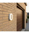 Oval LED vegglampe - 11W, IP65, IK07, 5000K, hvit