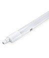 120cm slim RA93 armatur gjennomkablet - 36W, 120lm/W, IP65