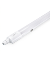 150cm HICRI PRO sensorarmatur 46W - Gjennomgangskoblet, mikrobølgesensor, RA93, 130lm/W, IP65