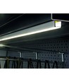 1m aluminiumsprofil SMART16 BC3/U4 - Hvit lakkert, overflate, LED skinne