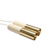 MALM E14 sylinderpendel gull/tre - 2m ledning, med rosett, uten lyskilde