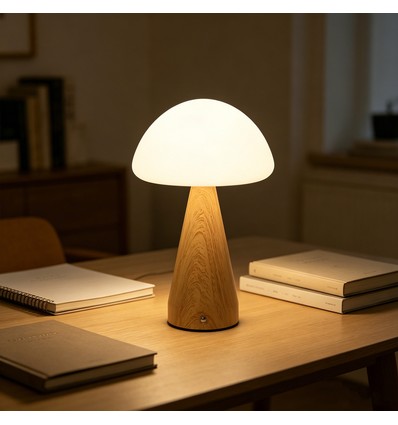Oppladbar LED-bordlampe - Tre, touch-dimbar, 3-i-1, IP20 innendørs