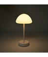 Oppladbar LED bordlampe Inne/ute - Hvit, touch dimbar, 3-i-1, IP20 innendørs