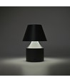 Oppladbar LED bordlampe - Grå, touch dimbar, 3i1, IP20 innendørs
