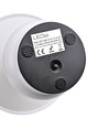 Oppladbar LED bordlampe - Hvit, Ø16cm, 21,5cm høy, touch dimbar, 3i1, IP20 innendørs