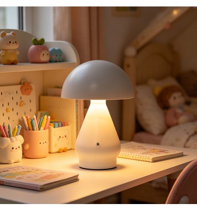 Oppladbar LED bordlampe Innendørs/utendørs - Svart, berøringsdimbar, 3i1, IP54 utendørs