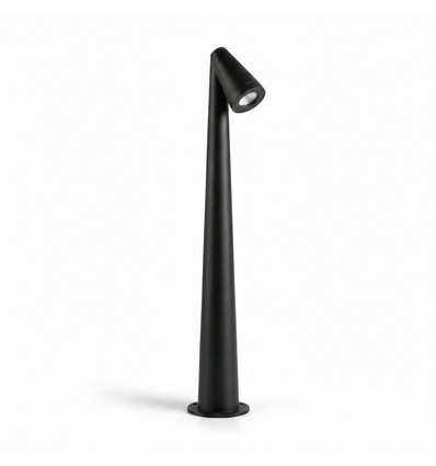 Sort hagelampe - 8W, 80 cm, IP65 utendørs, inkl. lyskilde