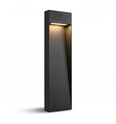 Sort hagelampe - 11W, 80 cm, IP65 utendørs, inkl. lyskilde