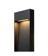 Sort hagelampe - 11W, 80 cm, IP65 utendørs, inkl. lyskilde