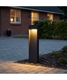 Sort hagelampe - 11W, 80 cm, IP65 utendørs, inkl. lyskilde