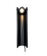 Sort justerbar hagelampe - 7,5W, 40 cm, IP65 utendørs, inkl. lyskilde