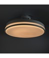 60W LED taklampe med vifte - CCT, sort, inkl. fjernkontroll