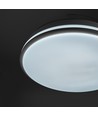 60W LED taklampe med vifte - CCT, sort, inkl. fjernkontroll