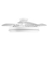 60W LED taklampe med vifte - CCT, hvit, inkl. fjernkontroll