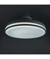 60W LED taklampe med vifte - CCT, hvit, inkl. fjernkontroll