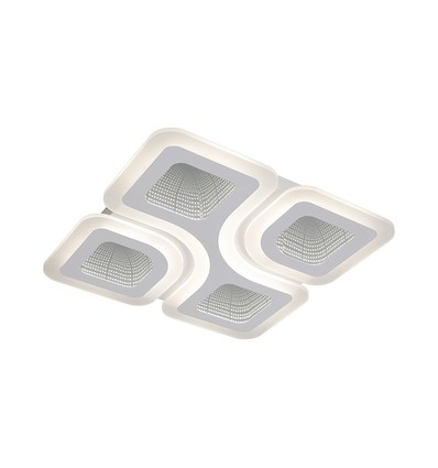 70W LED taklampe dimbar - CCT 3-i-1, hvit, inkl. fjernkontroll, dekorativ taklampe