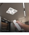 70W LED taklampe dimbar - CCT 3-i-1, hvit, inkl. fjernkontroll, dekorativ taklampe