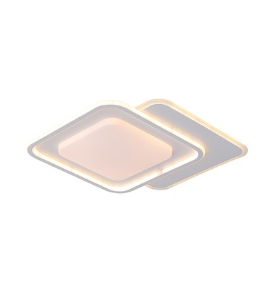 V-Tac 60W LED taklampe - CCT 3-i-1, dimbar, hvit, inkl. fjernkontroll