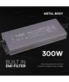 300W / 24V DC strømforsyning til LED-strips - 12.5A, IP67 vanntett