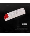36W / 24V DC strømforsyning til LED-strips - 1.5A, IP44 våtrom