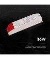 36W / 12V DC strømforsyning til LED-strips - 3A, IP44 våtrom