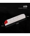 100W / 12V DC strømforsyning til LED-strips - 8.3A, IP44 våtrom