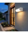 V-Tac 10W LED vegglampe - Hvit, IP65, Cree chip, 3000K, 6 års garanti