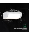 V-Tac 10W LED vegglampe - Hvit, IP65, Cree chip, 3000K, 6 års garanti