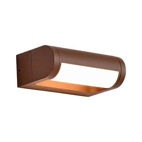 V-Tac 10W LED justerbar vegglampe - IP65, Corten farge, Cree chip, 3000K, 6 års garanti