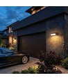 V-Tac 10W LED justerbar vegglampe - IP65, Cortenfarget, Cree chip, 3000K, 6 års garanti
