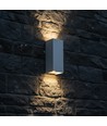 10W LED vegglampe - 3-i-1 CCT, IP65, hvit, opp/ned lys