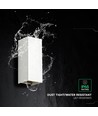 10W LED vegglampe - 3-i-1 CCT, IP65, hvit, opp/ned lys