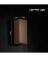 10W LED vegglampe - 3-i-1 CCT, Cortenfarget stål, IP65, opp/ned lys