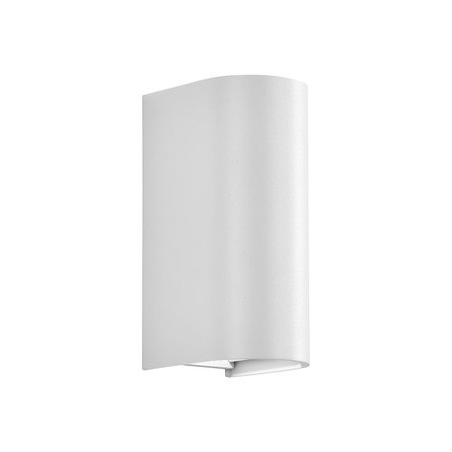 10W LED vegglampe - 3-i-1 CCT, hvit armatur, IP65, opp/ned lys