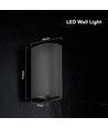 10W LED vegglampe - 3-i-1 CCT, IP65, sort, opp/ned lys