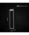 V-Tac 10W LED hagelampe - Sort, 3000K, IP65, 6 års garanti